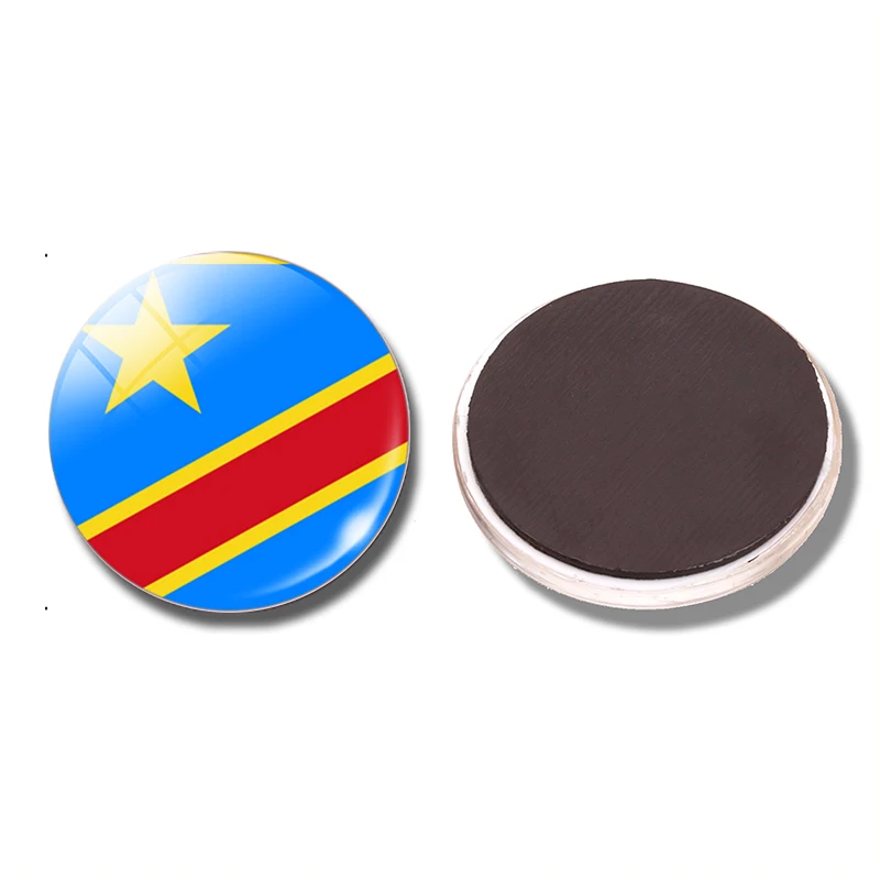 Стеклянный купол 30 мм магнитные наклейки на холодильник домашний декор флаг