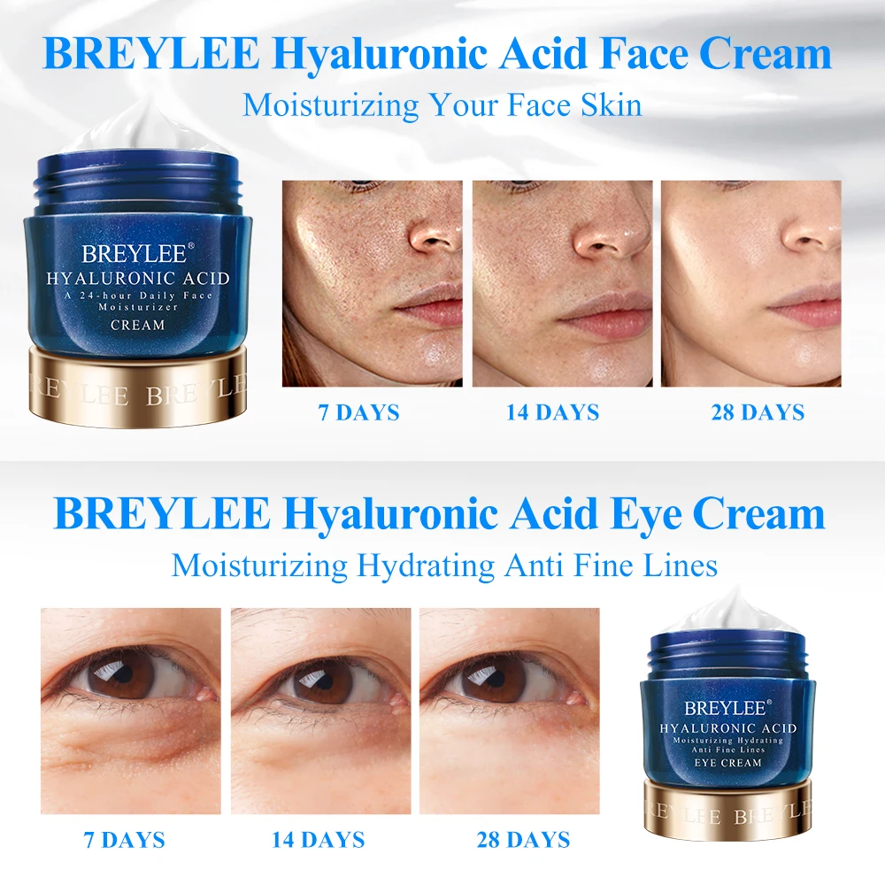 BREYLEE Vitamina C отбеливающий крем для ухода за кожей Retinol крем для лица сывороточная Гиалуроновая кислота антивозрастной крем уход за лицом