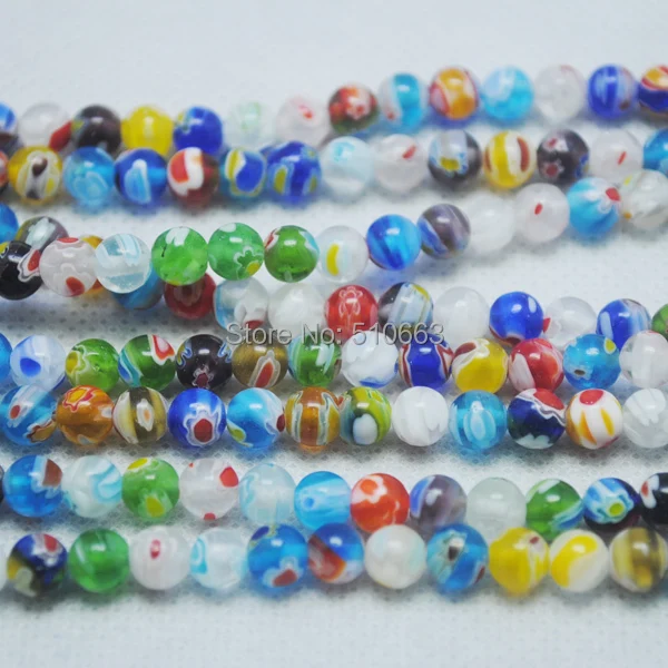 

248 шт./лот бусины из цветков, круглые шарики, свободные бусины, аксессуары для DIY, модные фитинги, Размер 6 мм