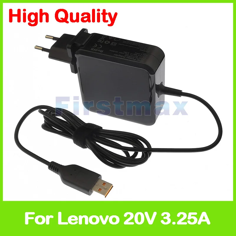 20V 3.25A 65W Ноутбук AC адаптер питания зарядное устройство ADL65WLE 5A10G68679 ADL65WLF 5A10G68689 для