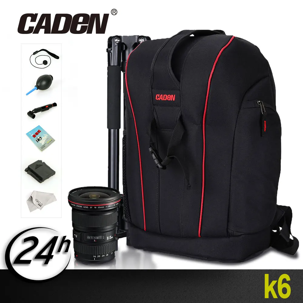 CADEN K6 противоугонные водонепроницаемые сумки для камеры нейлоновый рюкзак 1" компьютер ноутбук дорожная сумка для Canon Nikon sony DSLR путешественник