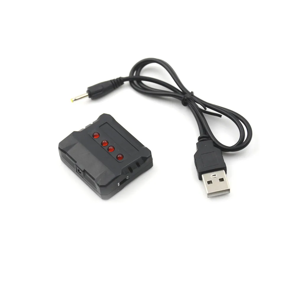 

1pcs Wholesale 3.7V Lipo Battery Adapter Charger USB Interface 4 in 1 350mah