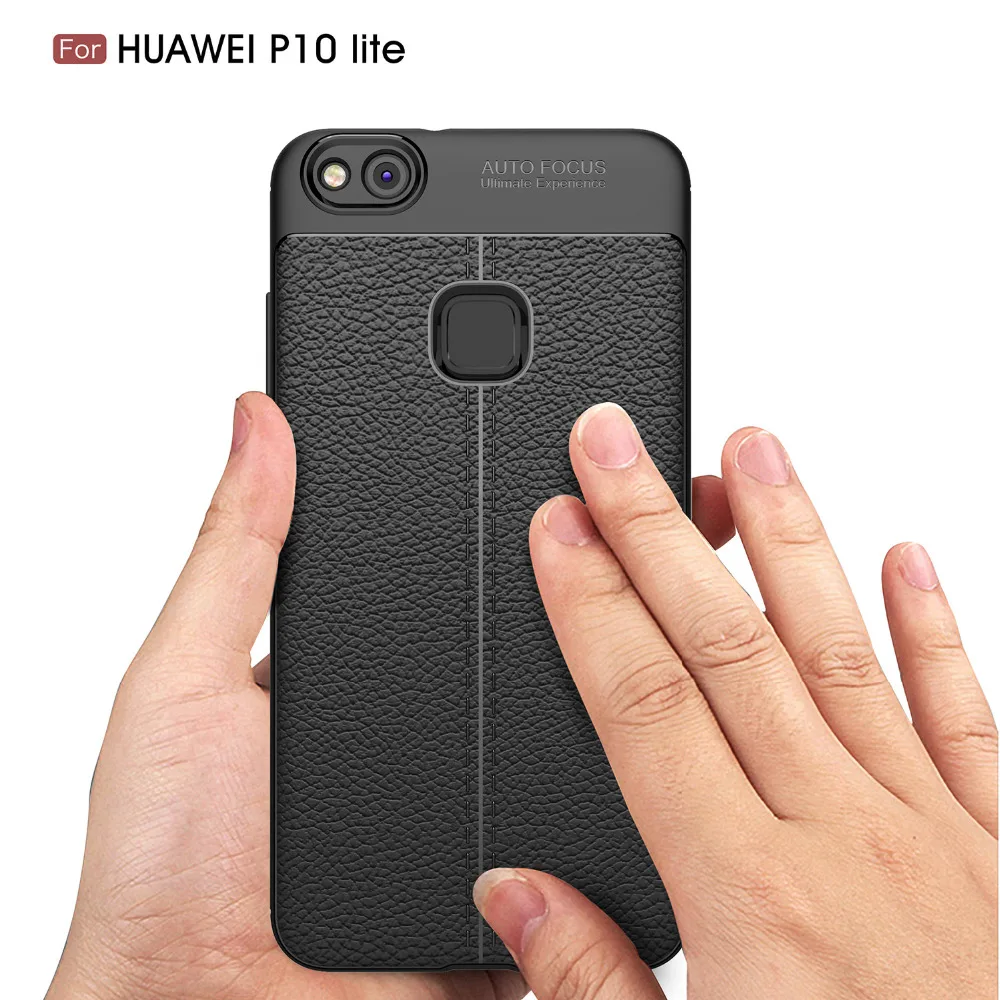 Чехол Etui Huawei P10 Lite силиконовый чехол для чехлы из мягкого углеродного волокна Brushe