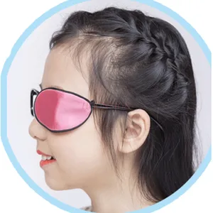 Шелковая маска для глаз с амблиопией, одинарная корректирующая косоглазия для близорукости, полноразмерная маска для детей и взрослых, распродажа