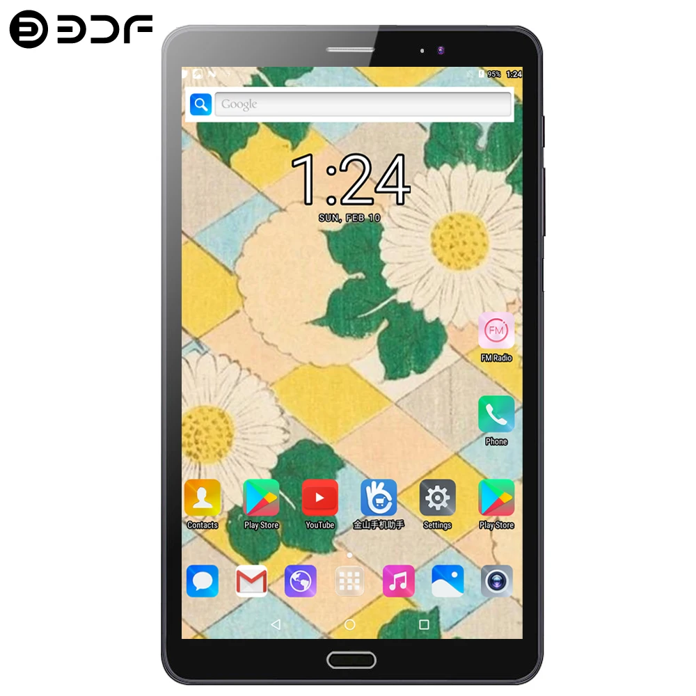 BDF 8 дюймов Android 6 0 планшеты Pc 3g/4G LTE sim карта телефонный звонок четырехъядерный 1280*800