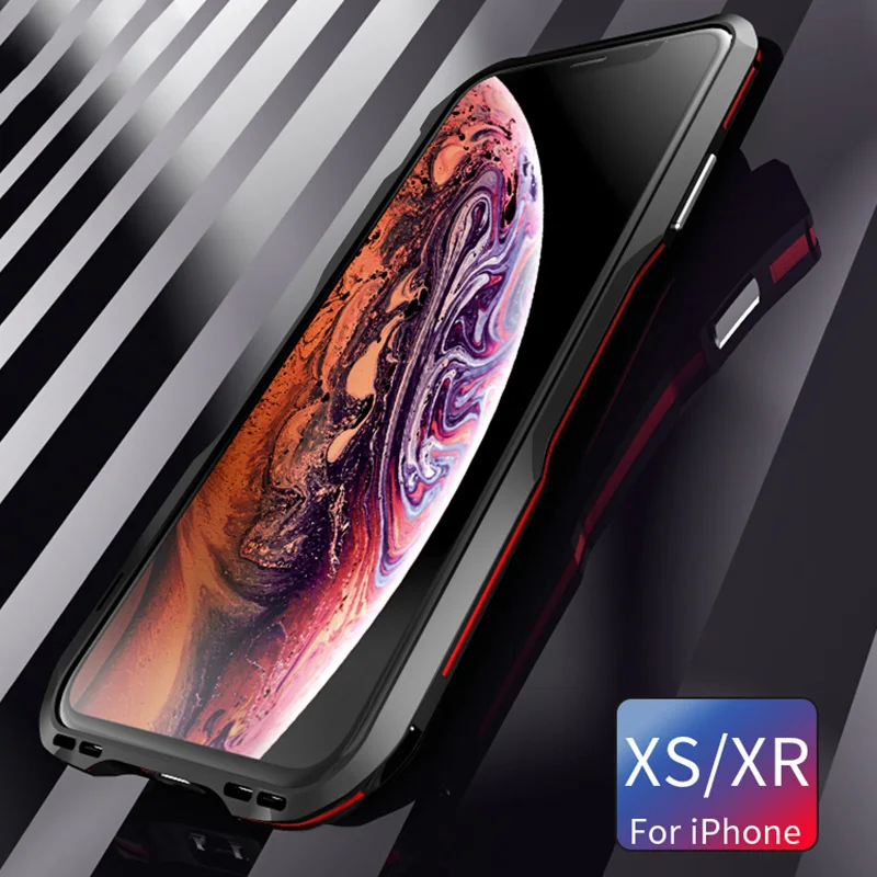 Металлический Чехол-бампер для iPhone XR, корпус из алюминиевого сплава, чехол для iPhone XR, противоударный защитный чехол для iPhone XS MAX Capa