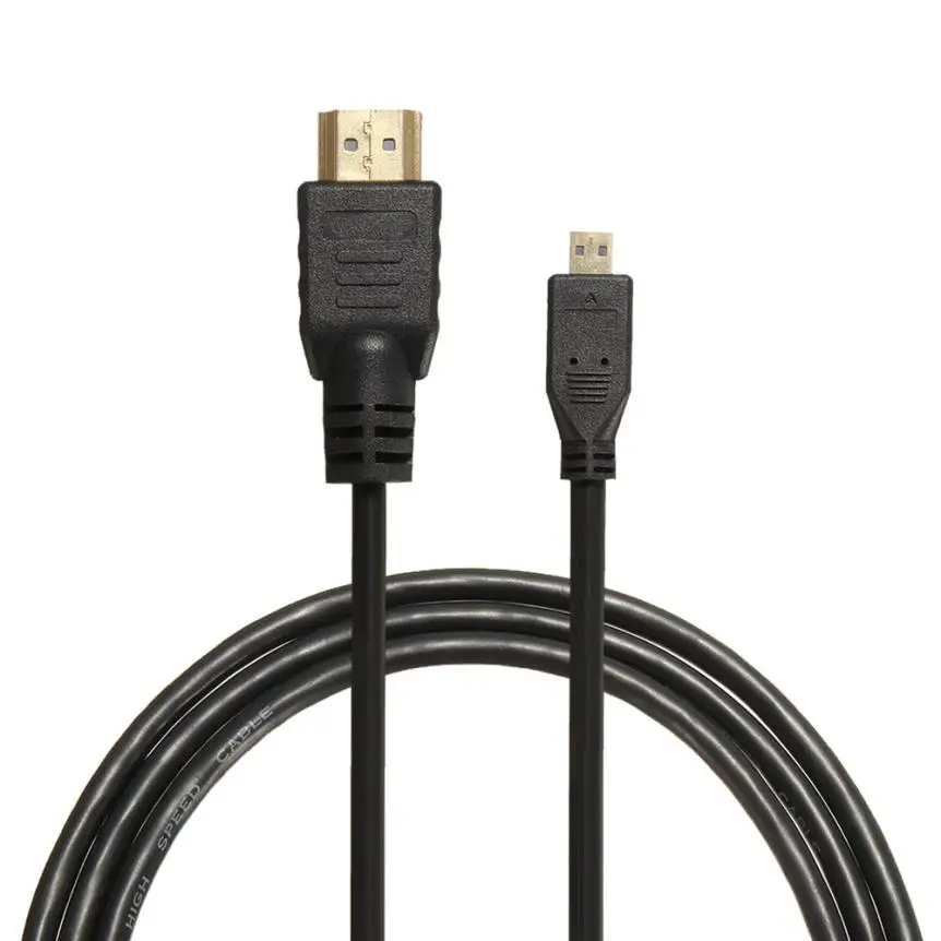 HIPERDEAL Micro HDMI к HDMI Мужской адаптер конвертер кабель для Droid EVO htc 4G 1080 P Прямая 4J22