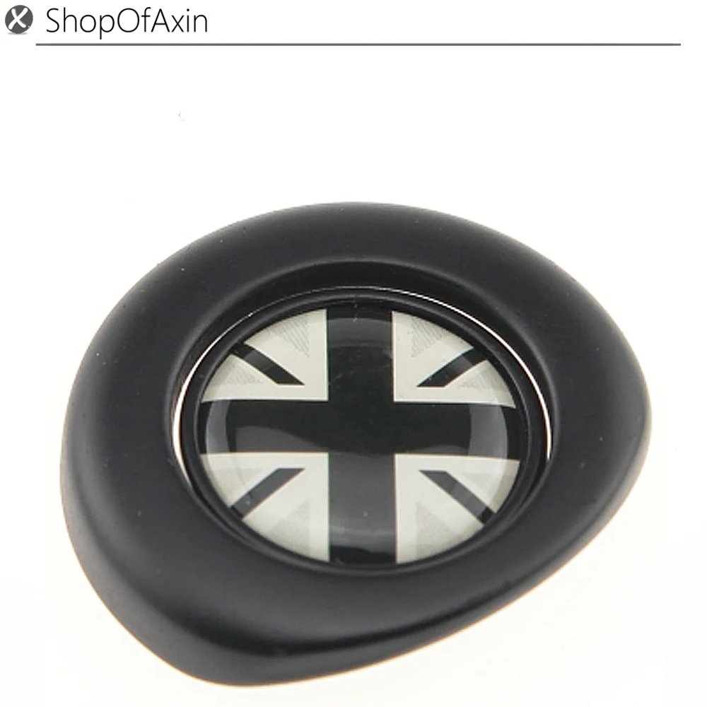 Серый флаг Великобритании черная отделка кнопка запуска и остановки двигателя