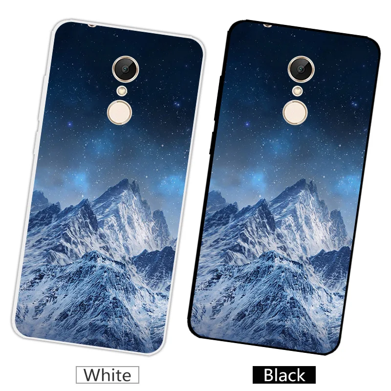 5 7 дюймовый чехол для телефона Xiaomi Redmi Snacks мягкий TPU прозрачный силиконовый DIY Hongmi5