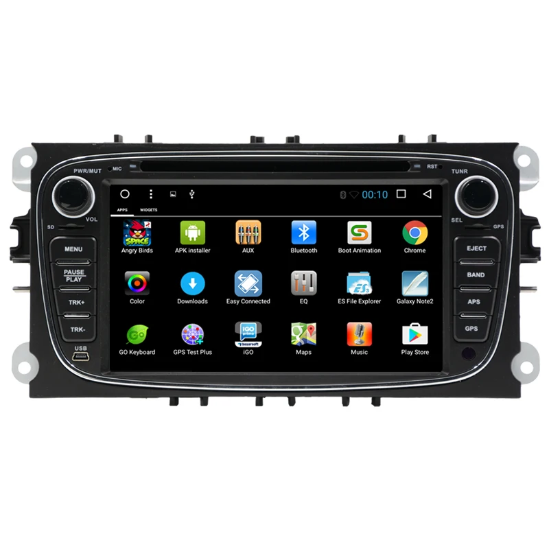 Емкостный экран 2 din quac core Pure Android 8 01 автомобильный DVD навигатор для Ford Mondeo S Max C max