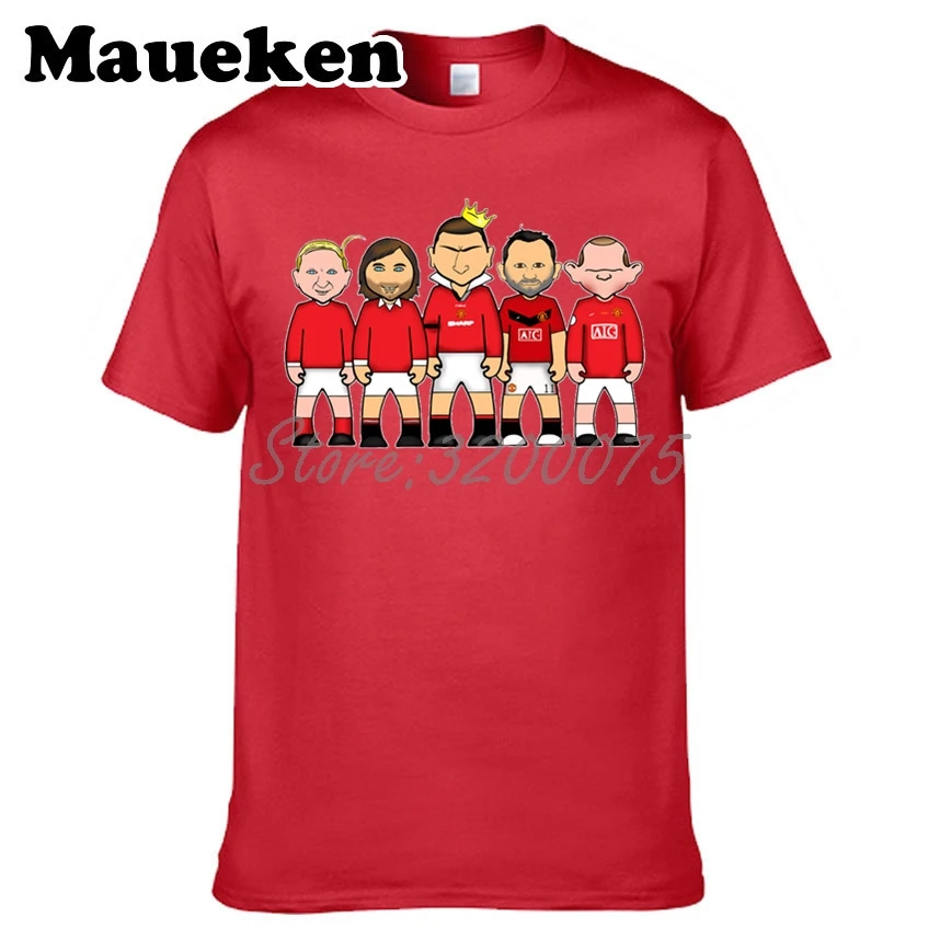8 Мужская футболка Legends King Eric Cantona George Best Wayne Rooney Ryan Giggs Bobby Charlton одежда футболка мужская футболка W0515012 - Цвет: 8