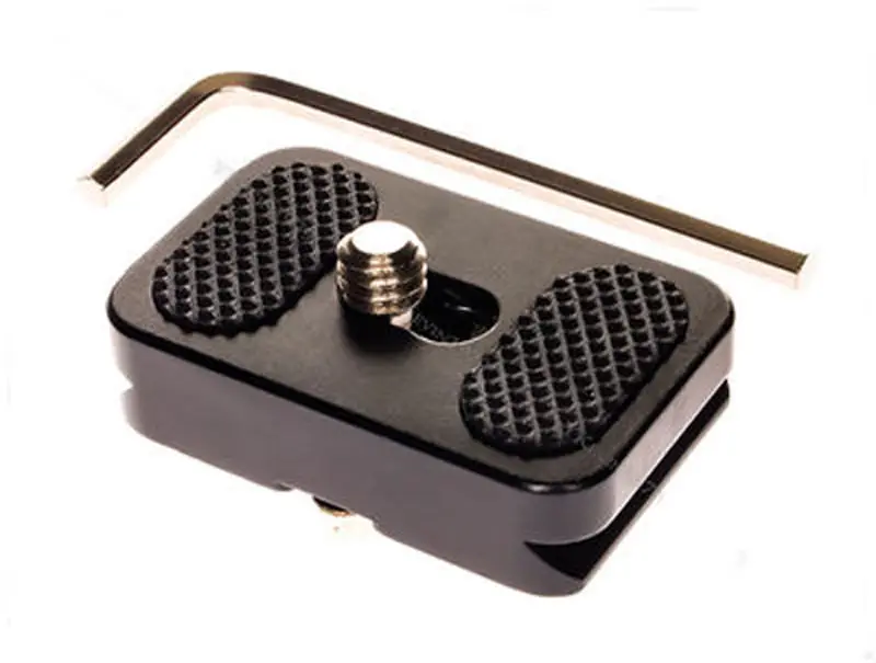 Mini Black Quick Release Plate for Tripod Ball Head Compatible with Arca RRS Manfrotto Gitzo Benro Clamps | Электроника