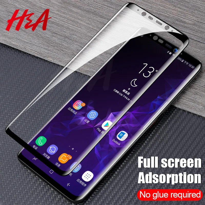 Защитная пленка H& A 6D для samsung Galaxy S9 S8 Plus Note 9 8 из закаленного стекла на S9Plus S8Plus