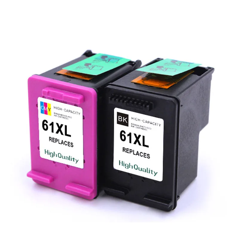 1 комплект 2 шт. 61XL 61 XL сменный чернильный картридж для hp с чернилами Deskjet 1000 1050 1055