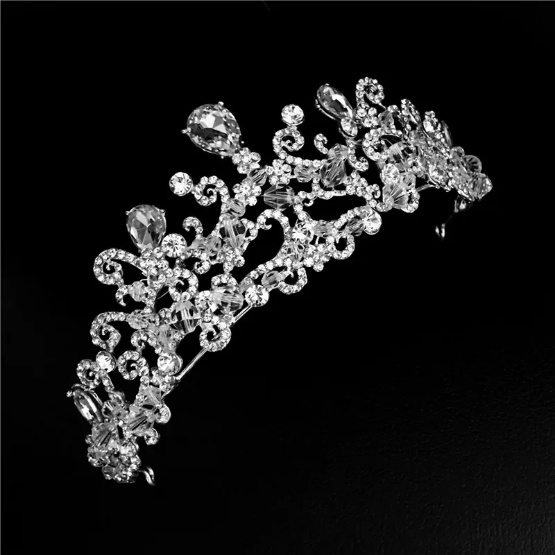 bride wedding crown hair jewelry bijoux women Tiara Headband head crystal rhinestone accessories tiara noiva | Украшения и