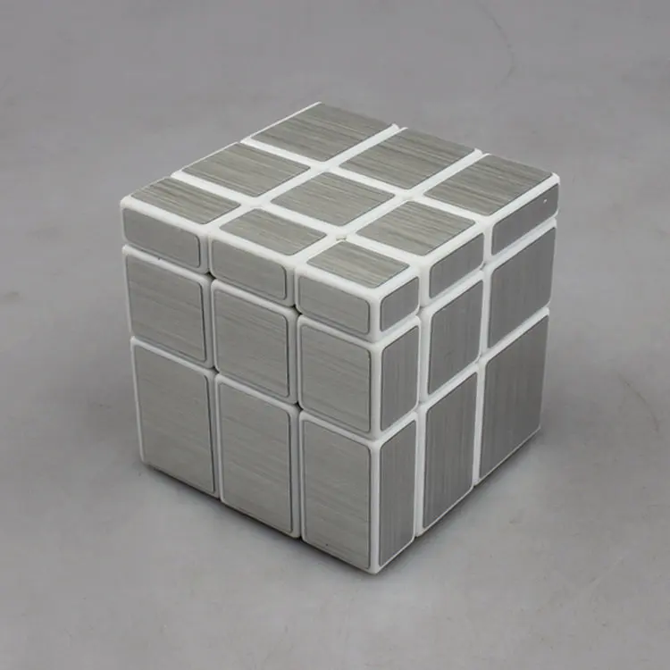 3x3x3 магический зеркальный куб, Профессиональный Золотой и Серебряный куб, магический литой пазл с покрытием, скоростной поворот, обучающие и обучающие игрушки
