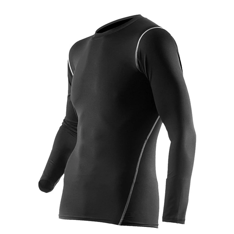 Рубашка мужская компрессионная с флисовой подкладкой и длинным рукавом