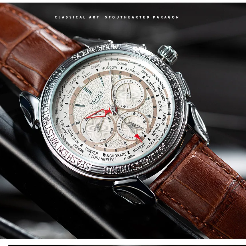 Relojes para hombre классические ретро модные мужские кварцевые часы в европейском и
