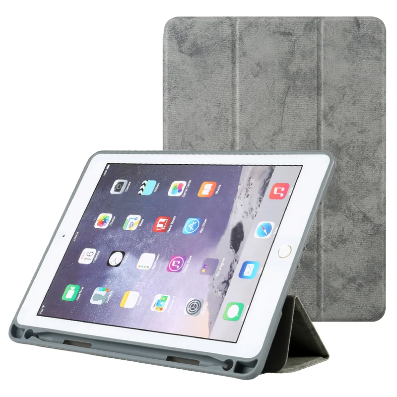 Для apple ipad 2018 2017 a1893 9 7 дюймовый чехол с держателем для карандашей Магнитный