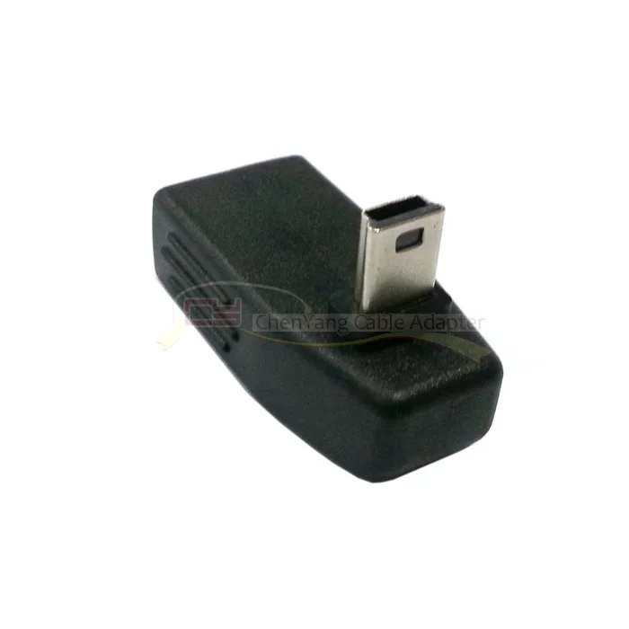 Переходник с поворотом на 90 градусов вверх и вниз левый правый угол Mini USB 5