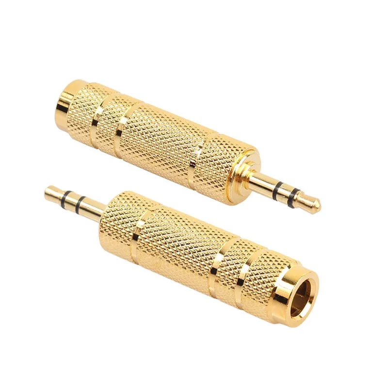 Переходник со штекера 3 5 на гнездо 6 35 мм переходник для микрофона наушников AUX