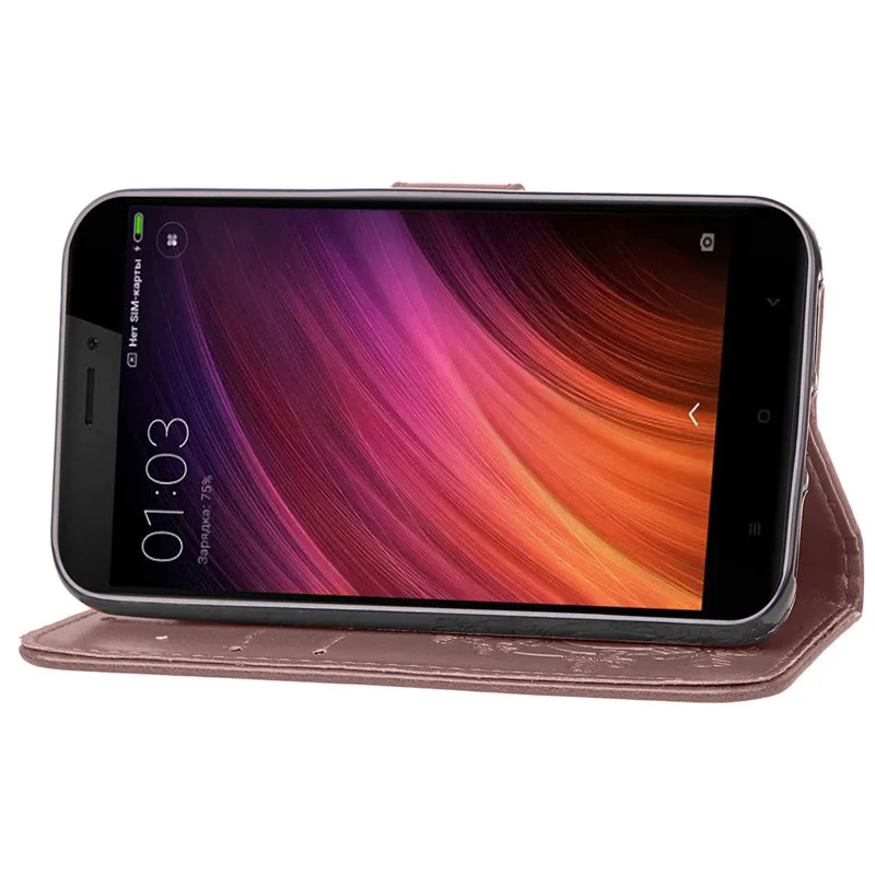 Кожаный чехол для Xiaomi redmi 4x note 2 3 4 откидной кошелек сумка телефона 4a 3S prime pro 2A
