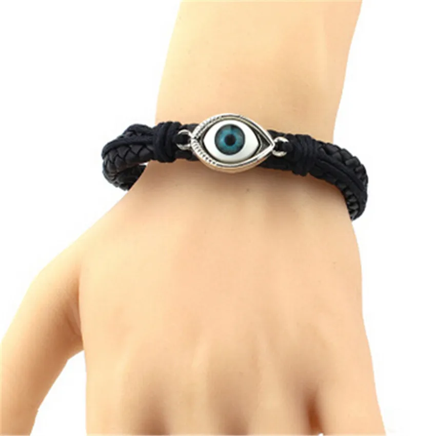 2017 модный Голубой Глаз Хамса рука Религия Шарм голубые бусы счастливый браслет