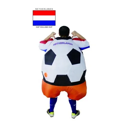 Бесплатная доставка новый надувной футбольный костюм для хэллоуивечерние