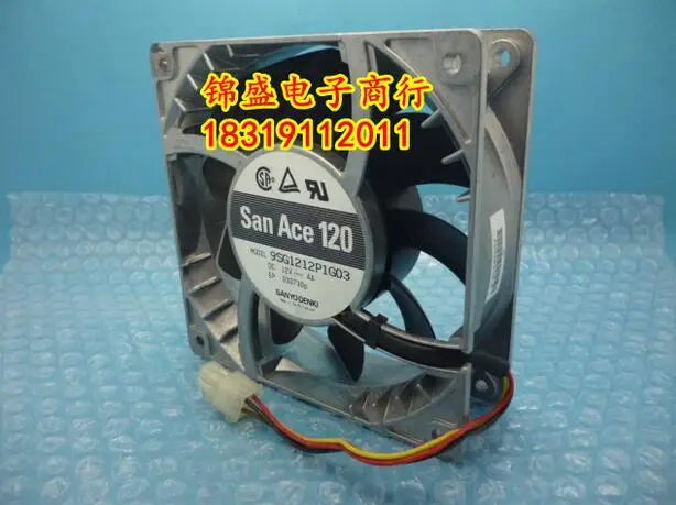 Оригинальный SANYO 9SG1212P1G03 12V 4A 12038 120*120*38 мм автомобильный усилитель вентилятора|booster