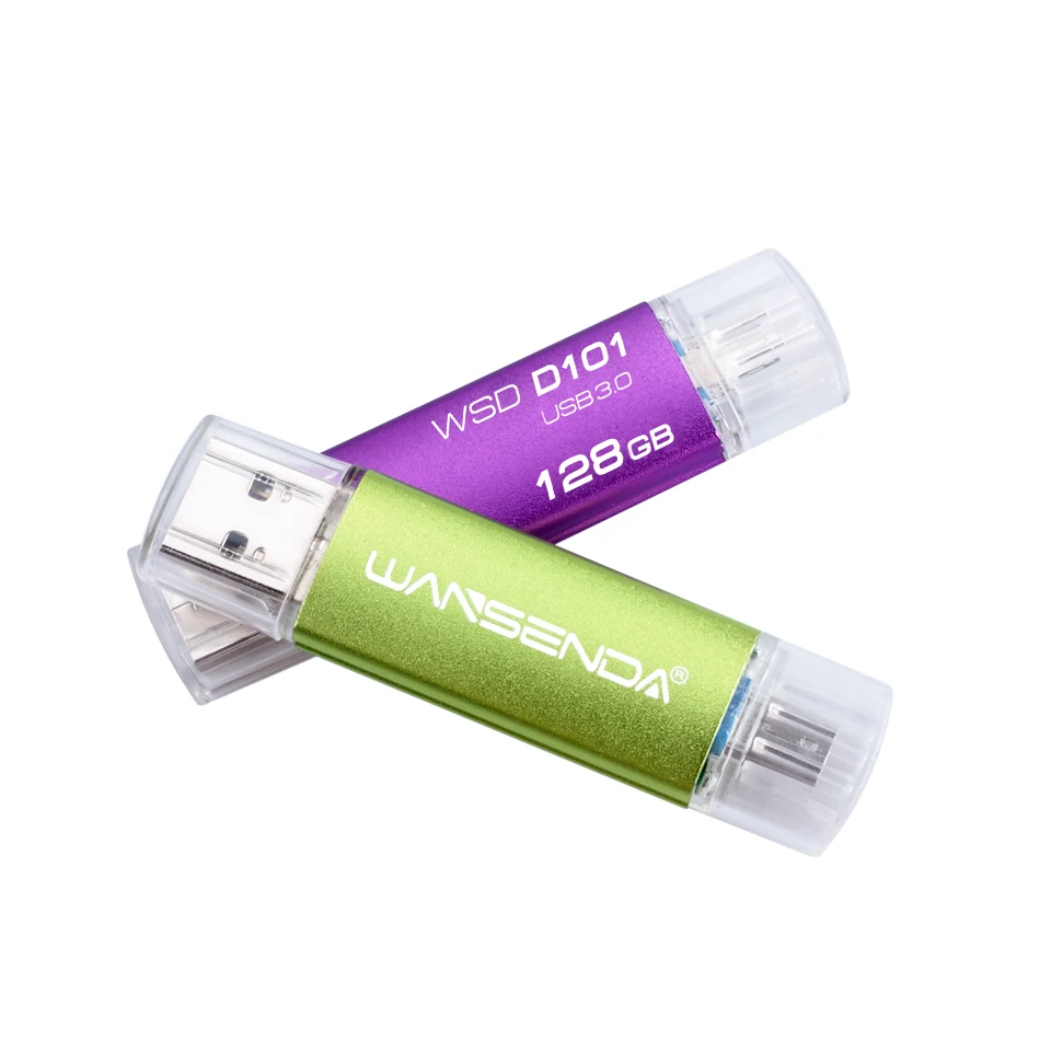 Новый флеш-накопитель WANSENDA OTG usb 32gb cle 3 0 диск памяти 8gb 16gb 64gb 128gb 256gb Флешка |