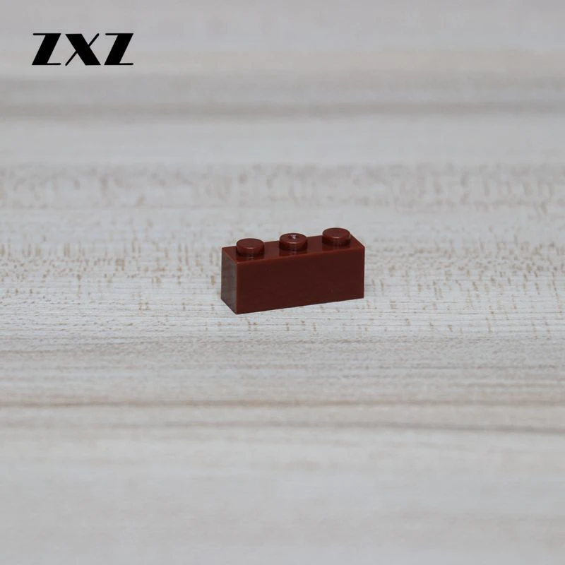 100 штук пластиковые строительные блоки развивающие игрушки 1x3 MOC аксессуары для