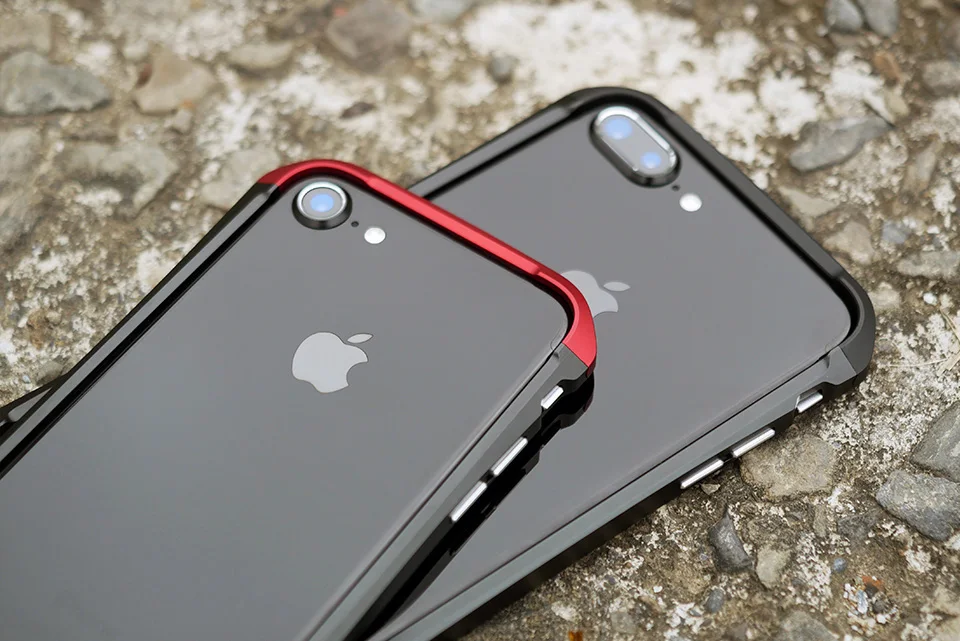 DEVILCASE для iPhone 7 7 Plus тип X бампер рамка Антидетонационная алюминиевая отливка+ пластиковая гибридная цветная конструкция