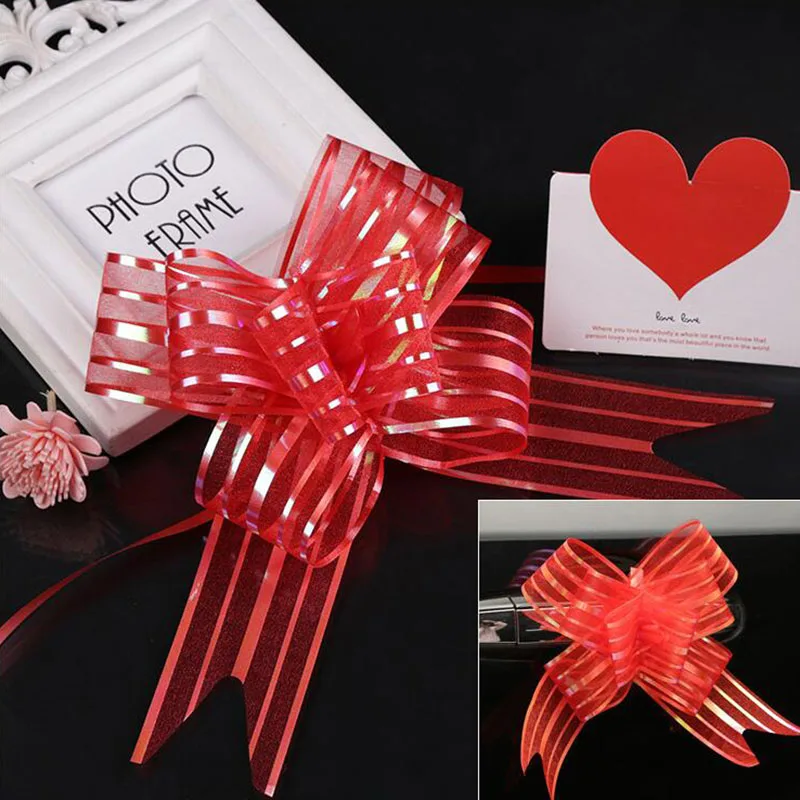 10 шт./лот ручная вытягивающая дверь автомобиля цветочное украшение бант гирлянда