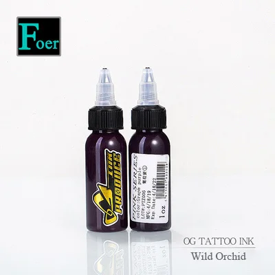 Wild Orchid O.G тату машина набор Перманентный макияж синяя группа динамические чернила микроблейдинг пигмент для татуировки цвет краски 1 унций/30 мл - Цвет: Wild Orchid