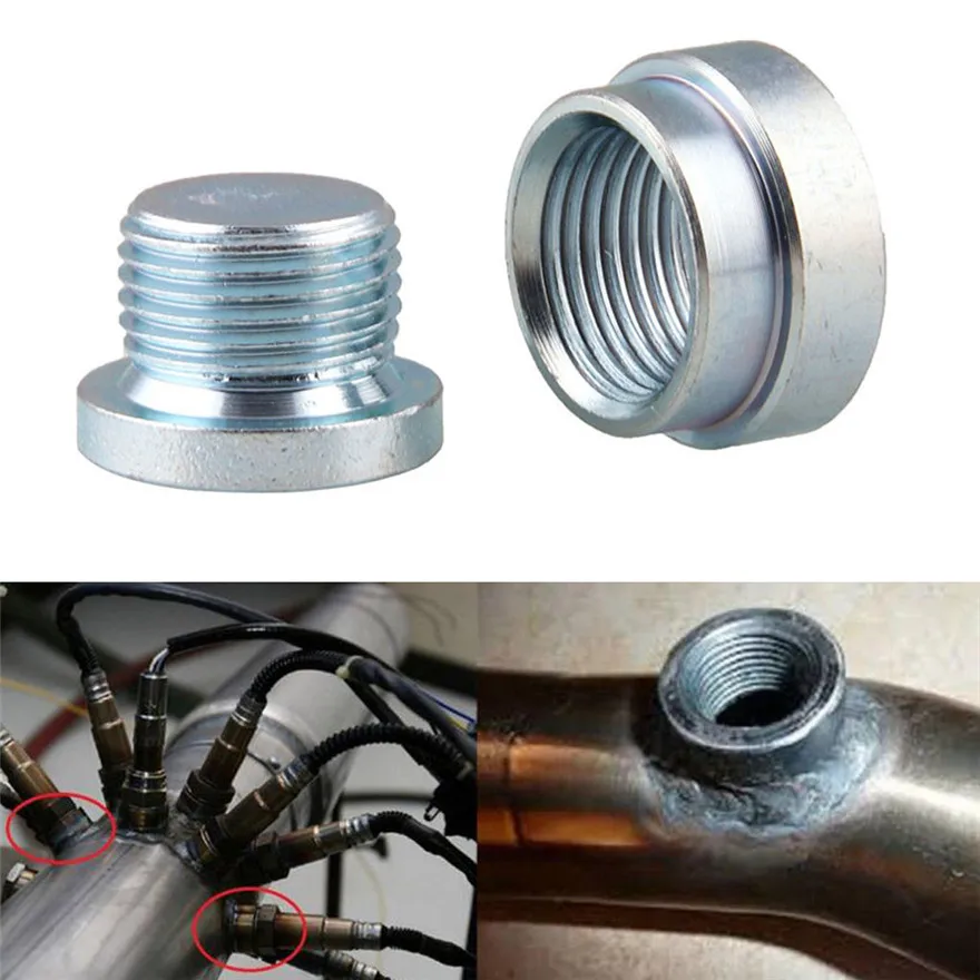 Фирменный новый серебристый сварочный зажим с датчиком Bung O2 для розеток из