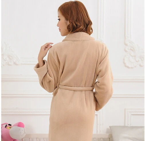 Новинка 2020 г. Модный зимний женский халат фланелевые длинные платья зимние