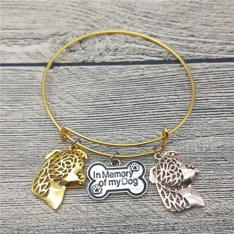 

TrendyNew American Staffordshire Terrier Bangles Cute American Staffordshire Terrier Dog Bangles Bracelets Fashion Pet Jewellery