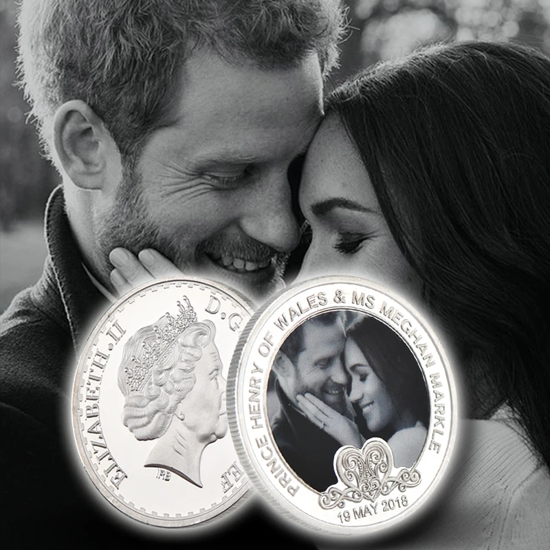 WR Гарри и Меган свадебные памятные монеты Европа принц свадьба британской