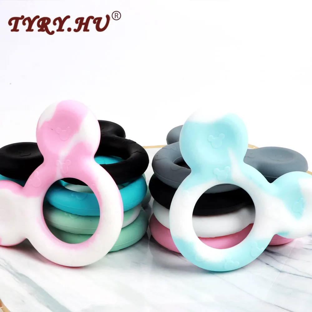 Силиконовые Прорезыватели для зубов TYRY.HU с Микки Маусом аксессуары ухода за