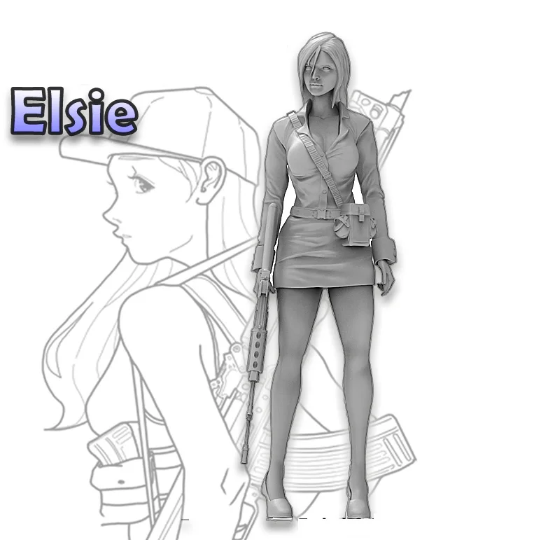 Набор фигурок из смолы в масштабе 1/35 для девушек|Наборы сборки моделей| |