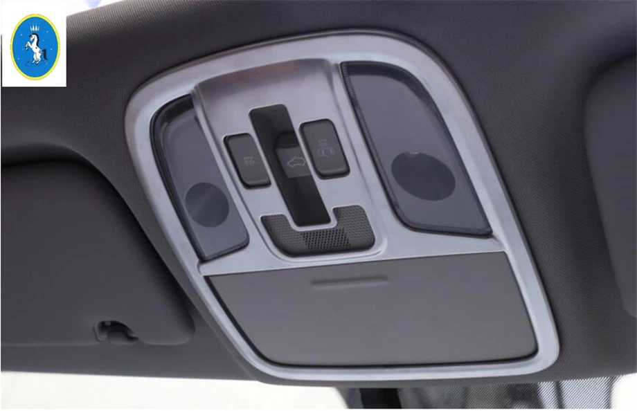 Yimaautotrims авто аксессуары передняя+ задняя Крыша лампы для чтения накладка 3 шт. для KIA Sportage ABS