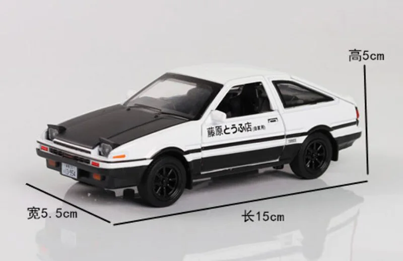 15 см 1:32 Масштаб металлический сплав классический начальный D Япония AE86 классическая модель автомобиля оттягивающая модель литые автомобили игрушки для детей