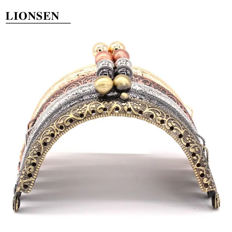 LIONSEN 8 5 см круглая металлическая оправа для кошелька сумка клатч с ручкой