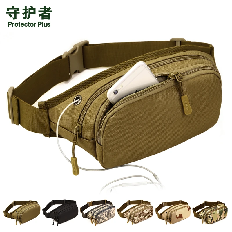 

Тактическая Сумка для бега Plus Y118 камуфляжная нейлоновая спортивная сумка Военная уличная походная поясная сумка