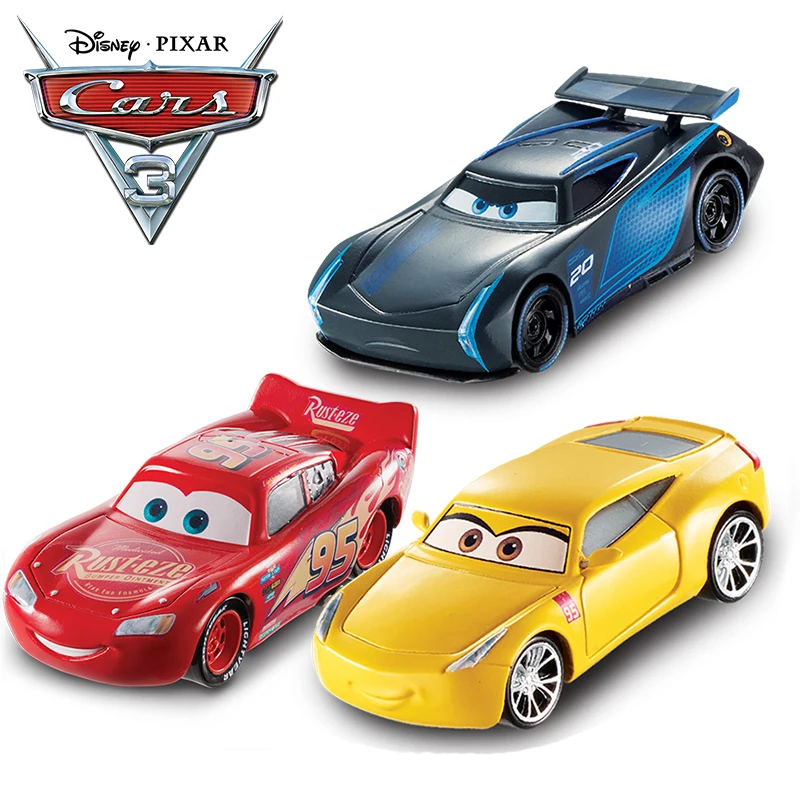 Disney &quotтачки 3 все серии Металлический Игрушечный Автомобиль Lightning McQueen черный Storm