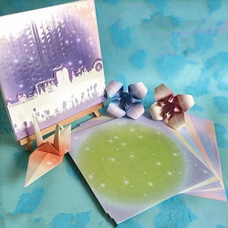 75 шт. 7 см квадратная бумага для оригами Снежная серия складная бумажная