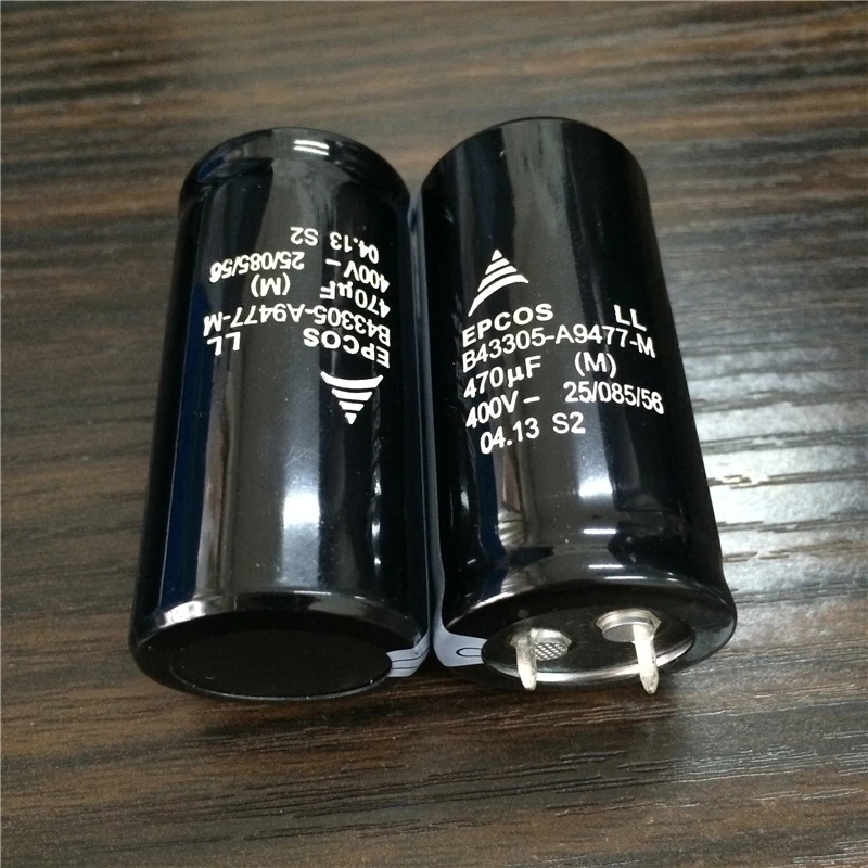 

1pcs 470uF 400V EPCOS B43305 Series 25x50mm 400V470uF PSU Aluminum Electrolytic capacitors