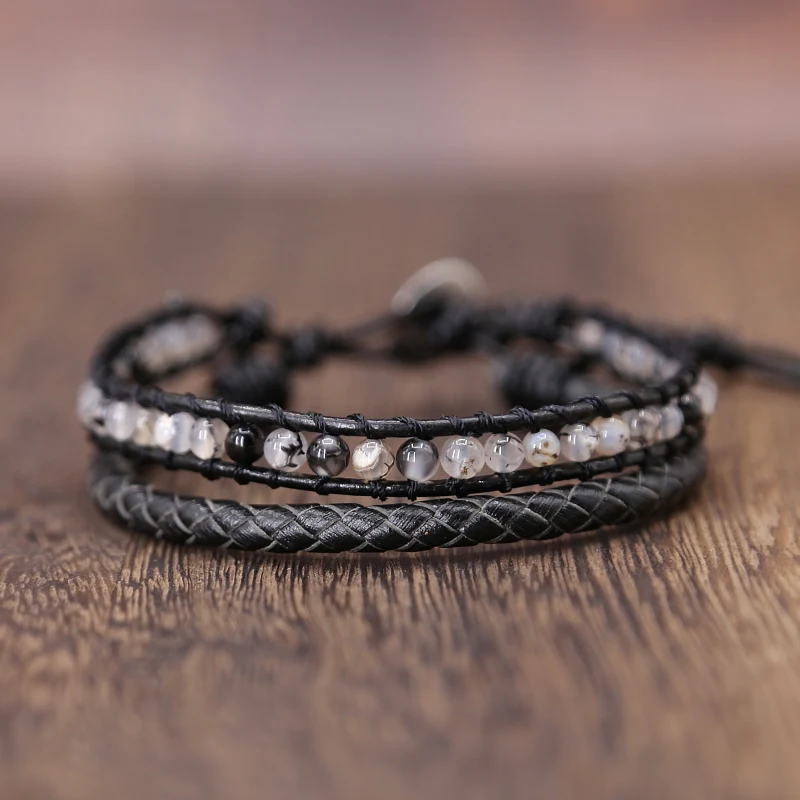 2019 уникальный приблизительный плетеный браслет винтажный ручной работы из