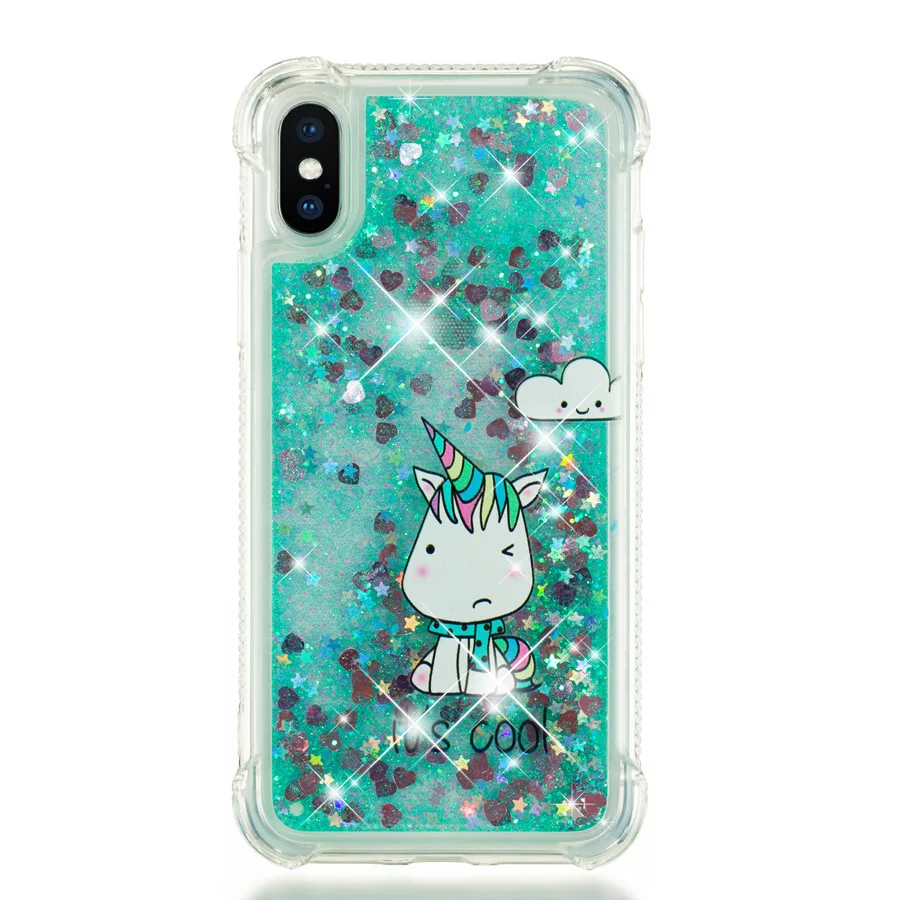 little monster IQD для iPhone X, 8, 7, 6 S, 6, 5, 5S, SE чехол с плавающей вспышкой, звездой, зыбучим песком, прозрачный ТПУ чехол для Apple iPhone 8, 7, 6 S, 6 Plus - Цвет: little monster