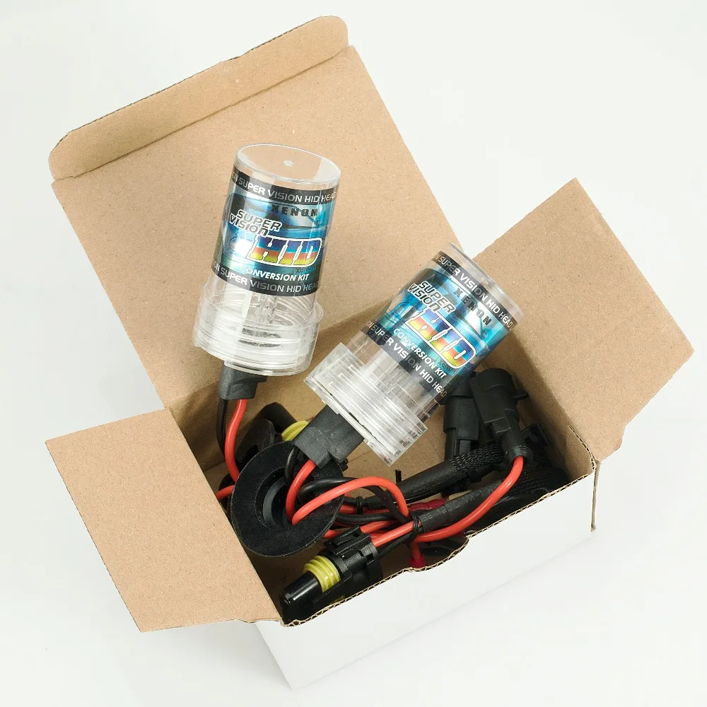 2 шт. HID ксеноновая лампа 35 Вт/55 w 3000 k 4300 6000 8000 10000 12000 H1 H3 H7 H11 HB3 HB4 H27 D2S 9012 880 881 H4 D2H